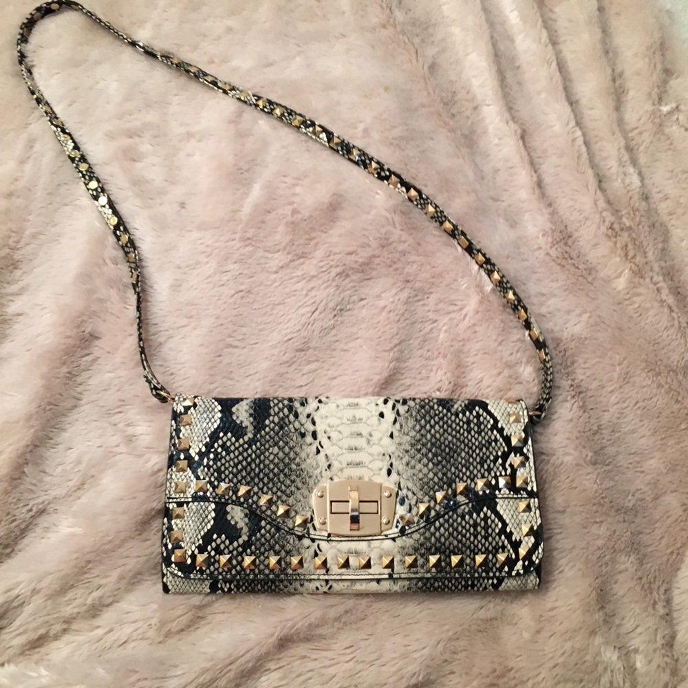 Faux Snake Skin Purse